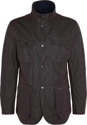 Barbour Klassieke Tartan Heren Gewaxte Jas - Heren - Winterjassen - Bruin - M - Katoen - Jassen