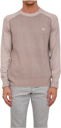 Etro C-Neck Maglia Martello Rosa Sweatshirt - Heren - Sweatshirts - Roze - M - Hoodies & sweatvesten