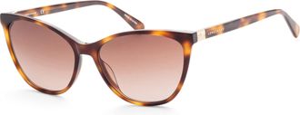 Longchamp Womens 57mm Havana Sunglasses