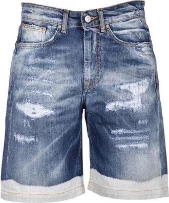 Takeshy Kurosawa Denim Bermuda Shorts - Denim