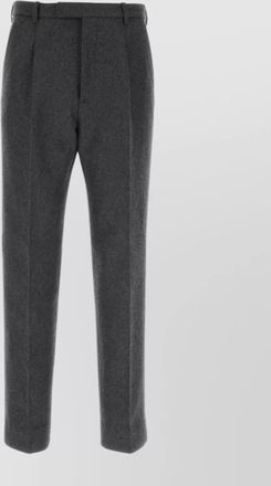 Gucci wool blend pleated trousers