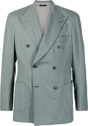 Brioni Blazer met dubbele rij knopen - Groen
