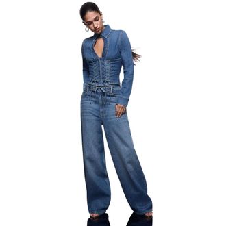 Liu Jo Dames, Jeans, Blauw, Maat: W29 Katoen