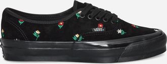 Vans Authentic 44 Embroidery Sneakers Flower Print Black