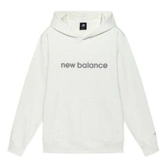 New Balance Logo Print Hoodie Asia Sizing White AMT21361-IV