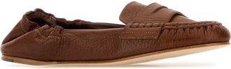 Dsquared2 Womens Twin Ballerina Caramel Leather