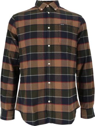 Barbour Valley Tailored Shirt - Heren - Casual Overhemden - Veelkleurig - L - Katoen - Overhemden