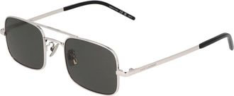 Saint Laurent SL 331 Zonnebril - unisex - Zonnebrillen - Grijs - 47 MM - Accessoires