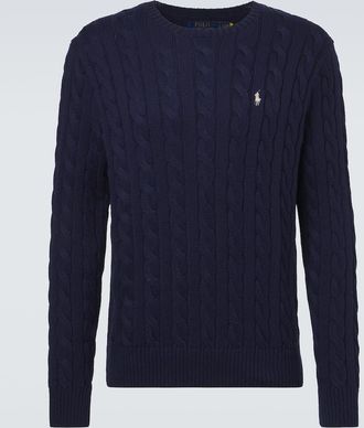 Polo Ralph Lauren Pullover in cotone a trecce
