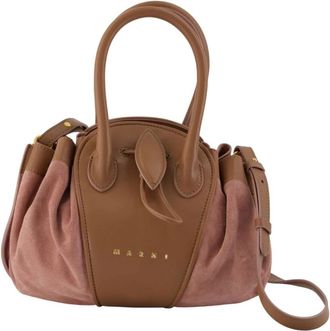 Marni Handbags, female, Brown, Size: ONE SIZE Tulipea Small Shoulder Bag