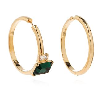 Moschino Ronde Oorbellen - Dames - Oorbellen - Geel - ONE Size - Accessoires