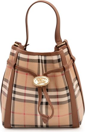 Burberry Beige Mini drawstring bucket bag