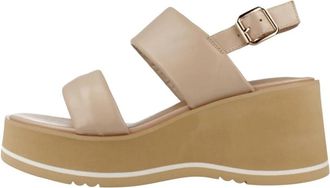 Repo Wedges - Dames - Sleehakken - Beige - 39 EU - Schoenen