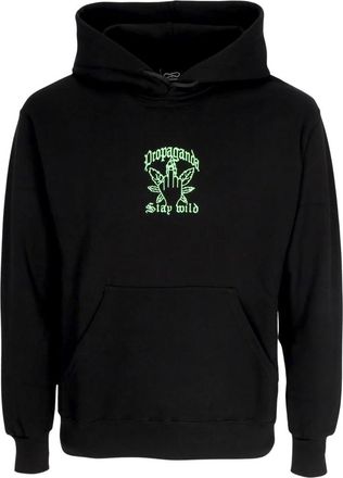 PROPAGANDA Heren, Sweatshirts & Hoodies, Zwart, Maat: XS Katoen