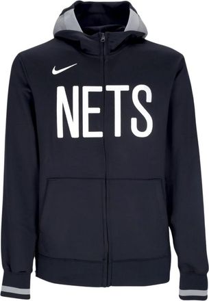 Nike Brooklyn Nets Lightweight Zip Hoodie - Heren - Sportshirts - Zwart - M - Polyester - Fitness
