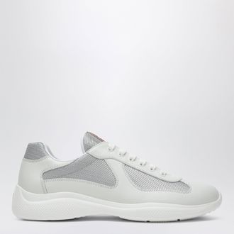 Prada White/silver Americas Cup trainers