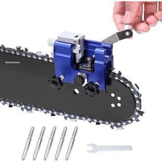 OEM Kit De Afilado De Cadena Para Motosierra, Apto Para Todo Tipo De Motosierras (azul)