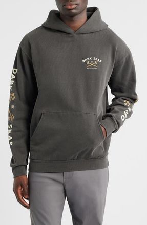 Dark Seas Headmaster V3 Graphic Hoodie in Pigment Black at Nordstrom, Size Xx-Large