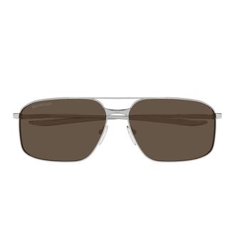 Balenciaga Sunglasses, unisex, Gray, Size: 64 MM Bb0492S Pilot Sunglasses