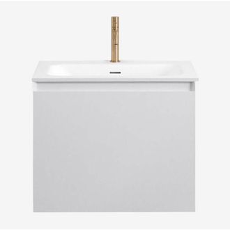 Sklum Conjunto De Mueble De Ba&ntilde;o En Madera Con Lavabo Integrado Macrae Sklum