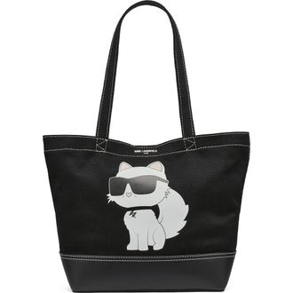 Karl Lagerfeld Cannes Tote in White/black 2 at Nordstrom
