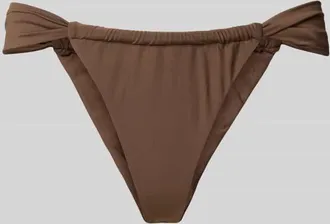 Neo Noir Neo Noir Bikinihose mit hohem Beinausschnitt Modell ZANITA in Dunkelbraun, Gr&ouml;&szlig;e XL
