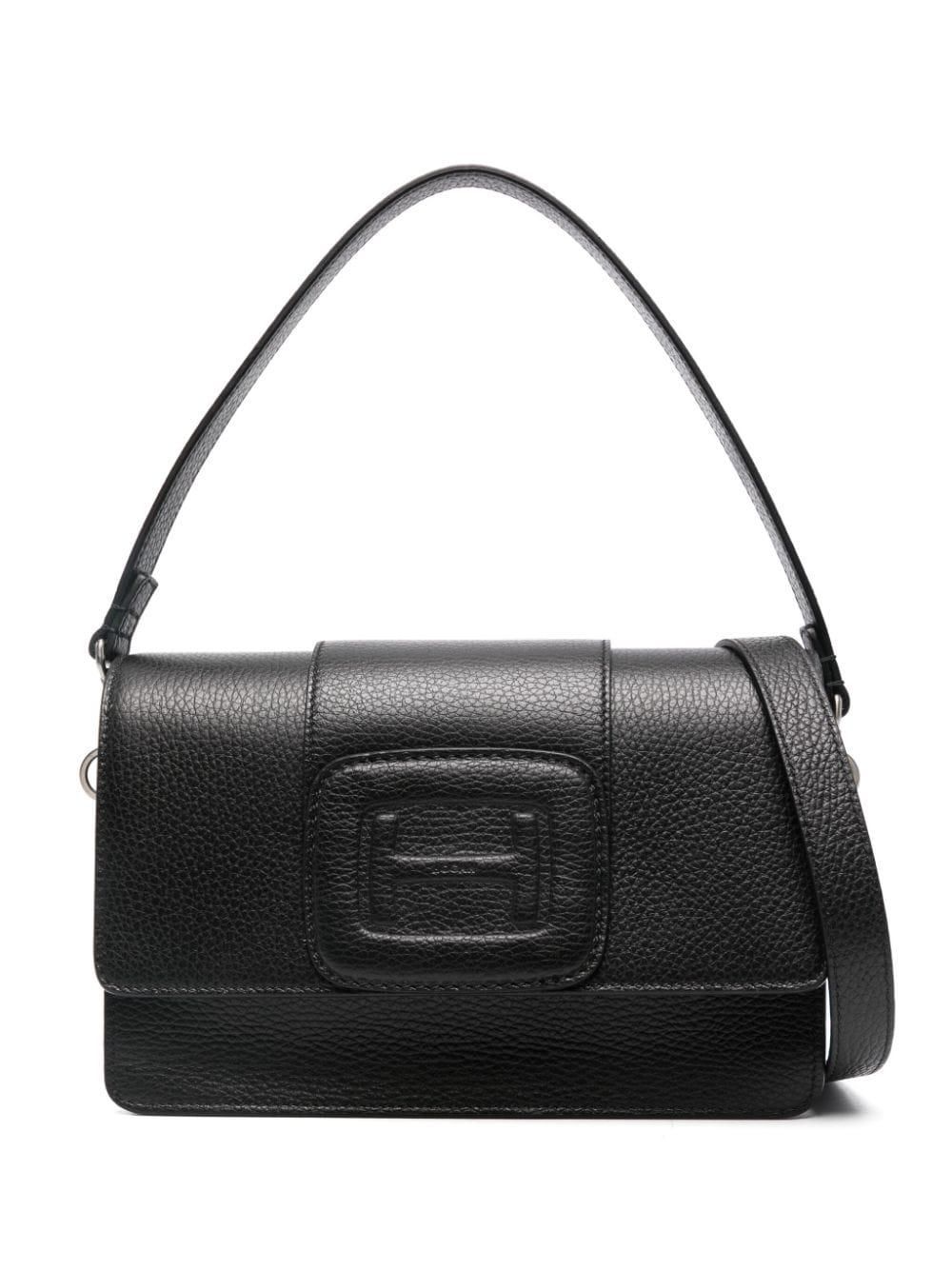 ショルダーバッグ・ポシェット Hogan Structured White Calfskin Shoulder Bag With Adjustable KBW01TA0300TZPB999-01.jpg