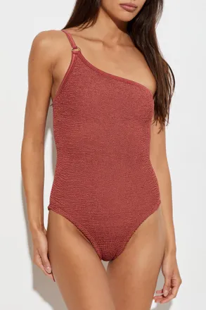 Hunza G One-piece Swimsuit Clara, Womens, Red