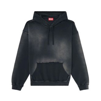 Diesel Jumpers - male - Diesel - Hoodies - Black - XL - Sweatshirts & Hoodies