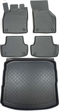 OEM Juego De Alfombrillas Para Coche Y Maletero Para Audi A3 8v Sed&aacute;n (09.2013-03.2020)