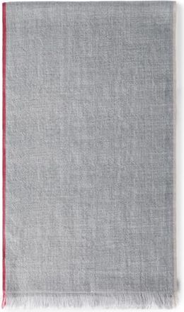 Brunello Cucinelli Scarf with selvedge in Grey at Nordstrom