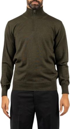Brooksfield Maglione Dolcevita - - Knitwear - Uomo - Verde - L