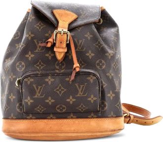 Louis Vuitton Vintage Montsouris Monogram Canvas MM backpack - Bruin