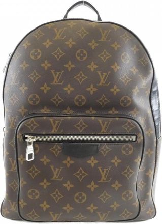 Louis Vuitton Marron Coated Canvas Backpack (Pre-Owned)