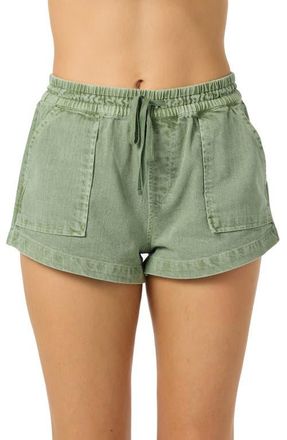 O'Neill Sevie 2 Drawstring Cotton Twill Shorts in Sea Spray at Nordstrom, Size Xx-Large