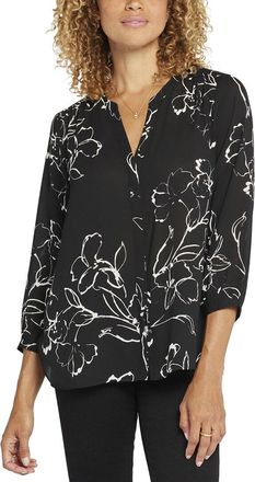 NYDJ Nydj Petite Pintuck Blouse