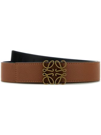Loewe Anagram belt - men - Calf Leather - 100 - Brown