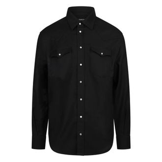 Dondup Hombre, Camisas, Negro, Talla: S
