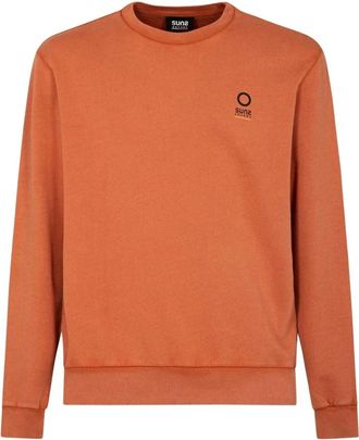 Suns Boards Gipo Dye Old Crewneck Sweatshirt - Heren - Sweatshirts - Oranje - 2XL - Katoen - Hoodies & sweatvesten