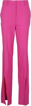 Giuseppe Di Morabito Twisted Canvas Broek - Dames - Wijde Broeken - Roze - XS - Wol - Broeken