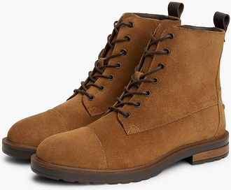 Tommy Hilfiger Mens Suede Lace-Up Boot - Coconut Grove - US 11.5 / EU 45