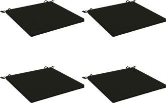 vidaXL Cojines De Asiento De 4 Piezas Soest 4 Uds. 100% Poli&eacute;ster Vidaxl