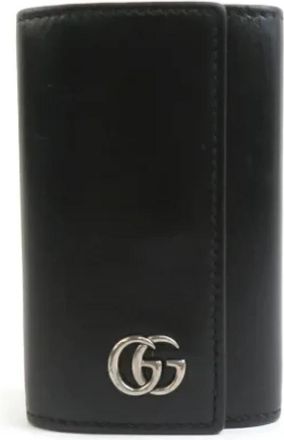 Gucci Pre-owned Sleuteletui - unisex - Vintage Accessoires - Zwart - ONE Size - Leer - Vintage