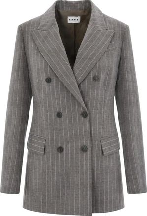 P.A.R.O.S.H. Mujer, Chaquetas, Gris, Talla: S