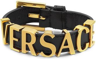 Versace Logo-lettering Bracelet