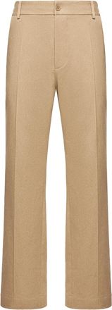 Moncler Moncler Tailored Cotton Pants, Men, Beige, Size: 48