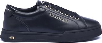 Baldinini Leren sneaker - Dames - Sneakers - Zwart - 39 EU - Leer - Schoenen