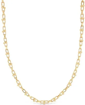 Bony Levy Mens 14K Gold Wrapped Link Chain Necklace in 14K Yellow Gold at Nordstrom, Size 22