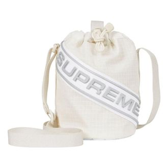 SUPREME FW23 Small Cinch Pouch White SUP-FW23-0821