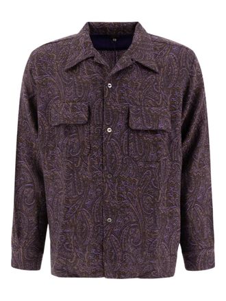 Needles paisley pocket shirt - Purple